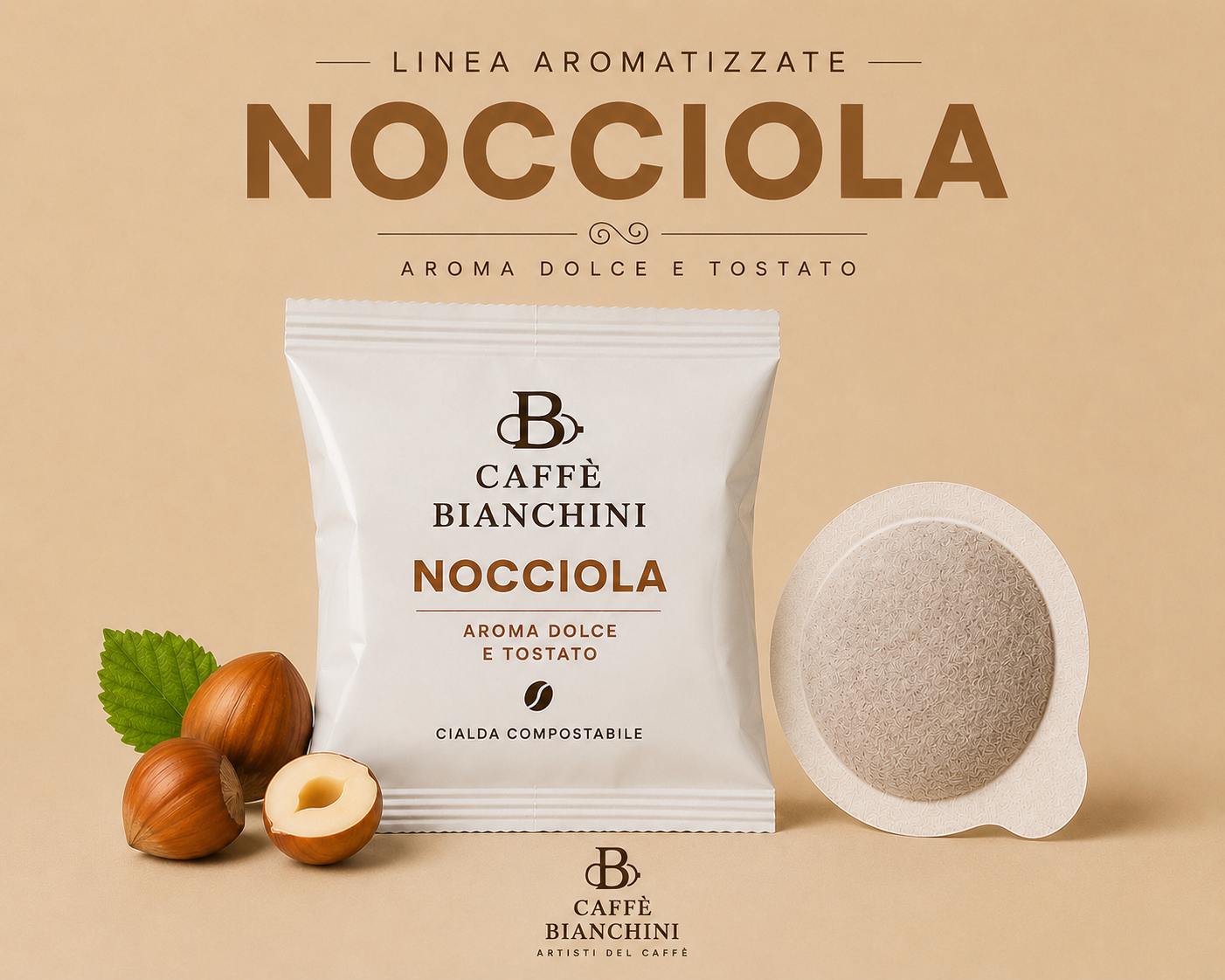 Cialde Caffè alla Nocciola – Caffè Bianchini
