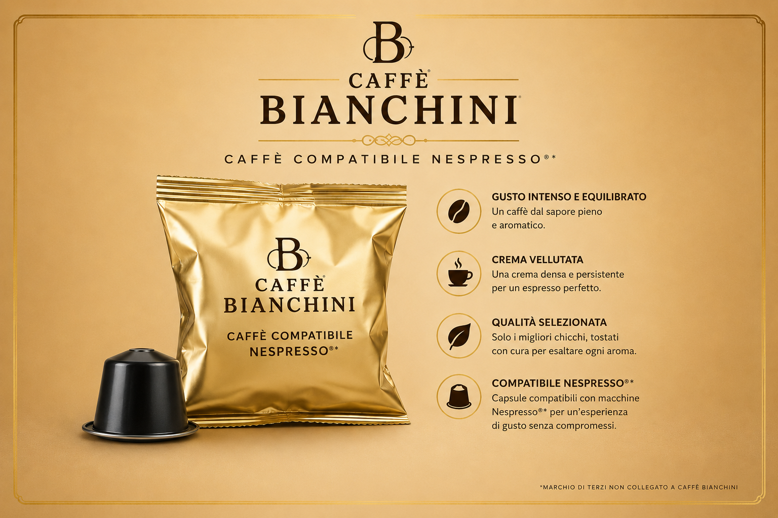 Capsule Compatibili Nespresso® – Selezione Caffè Bianchini XXL